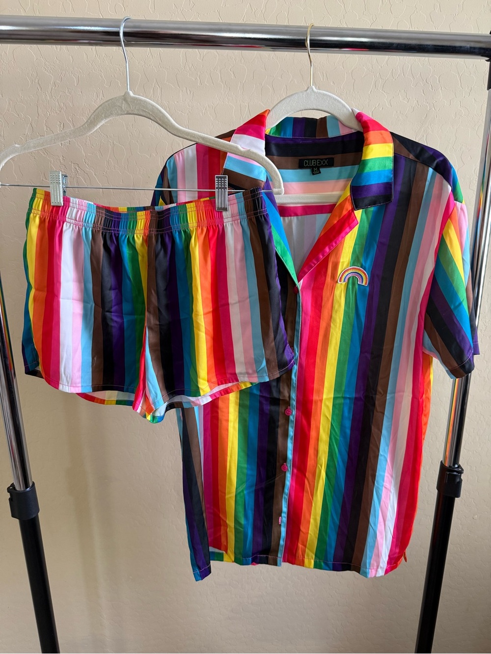 Men’s Rainbow Stripe Set - Multicolor